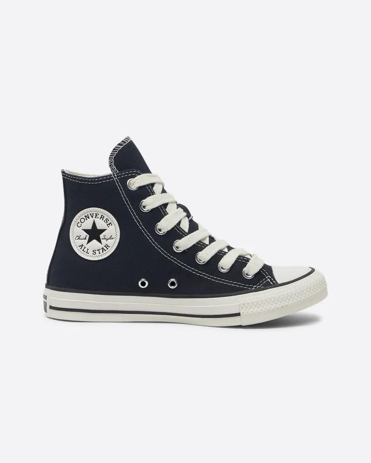 allstar男女高帮休闲板鞋帆布鞋黑色